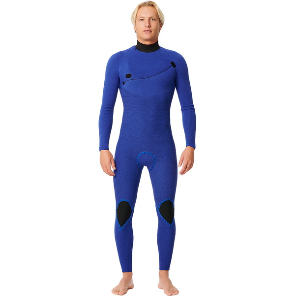 2025 Rip Curl Mens E-Bomb 4/3mm Zip Free Wetsuit 14TMFS - Black
